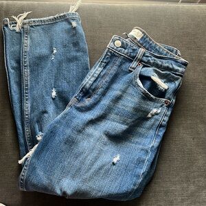 Women’s Abercrombie and Fitch high-rise jeans